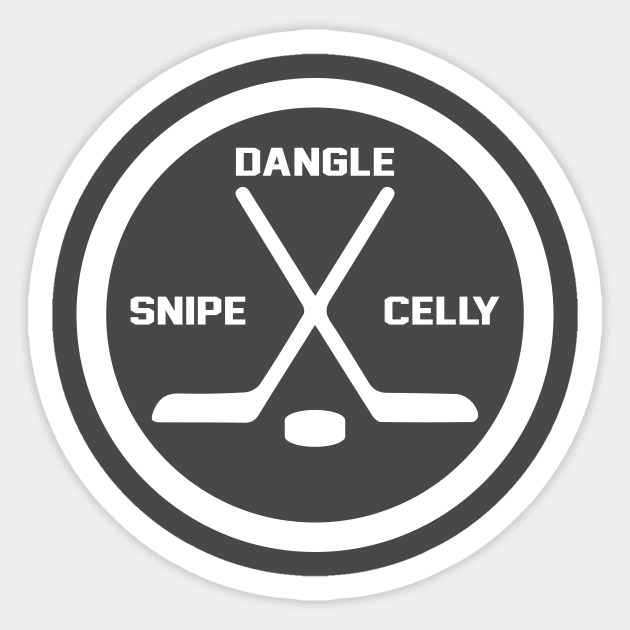 Dangle Snipe Celly Hockey Sticker by Bobtees